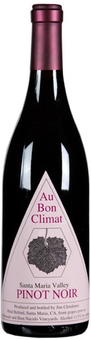 New World Pinot Noir - AU BON CLIMAT PINOT NOIR. Santa Maria