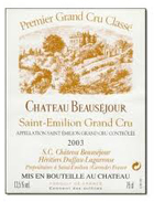 Red - Château BEAUSÉJOUR